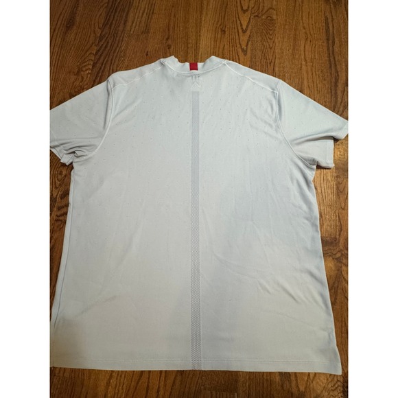 Nike Tiger Woods Collection Dri-FIT Golf Shirt Mens XXL Light Blue Perforated - Picture 7 of 12